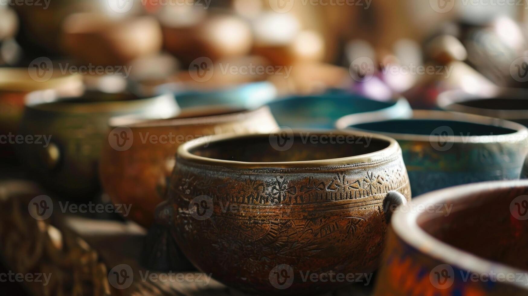 The sound of soft drums and bells accompanying the yoga routine, creating a rhythmic and meditative atmosphere. photo