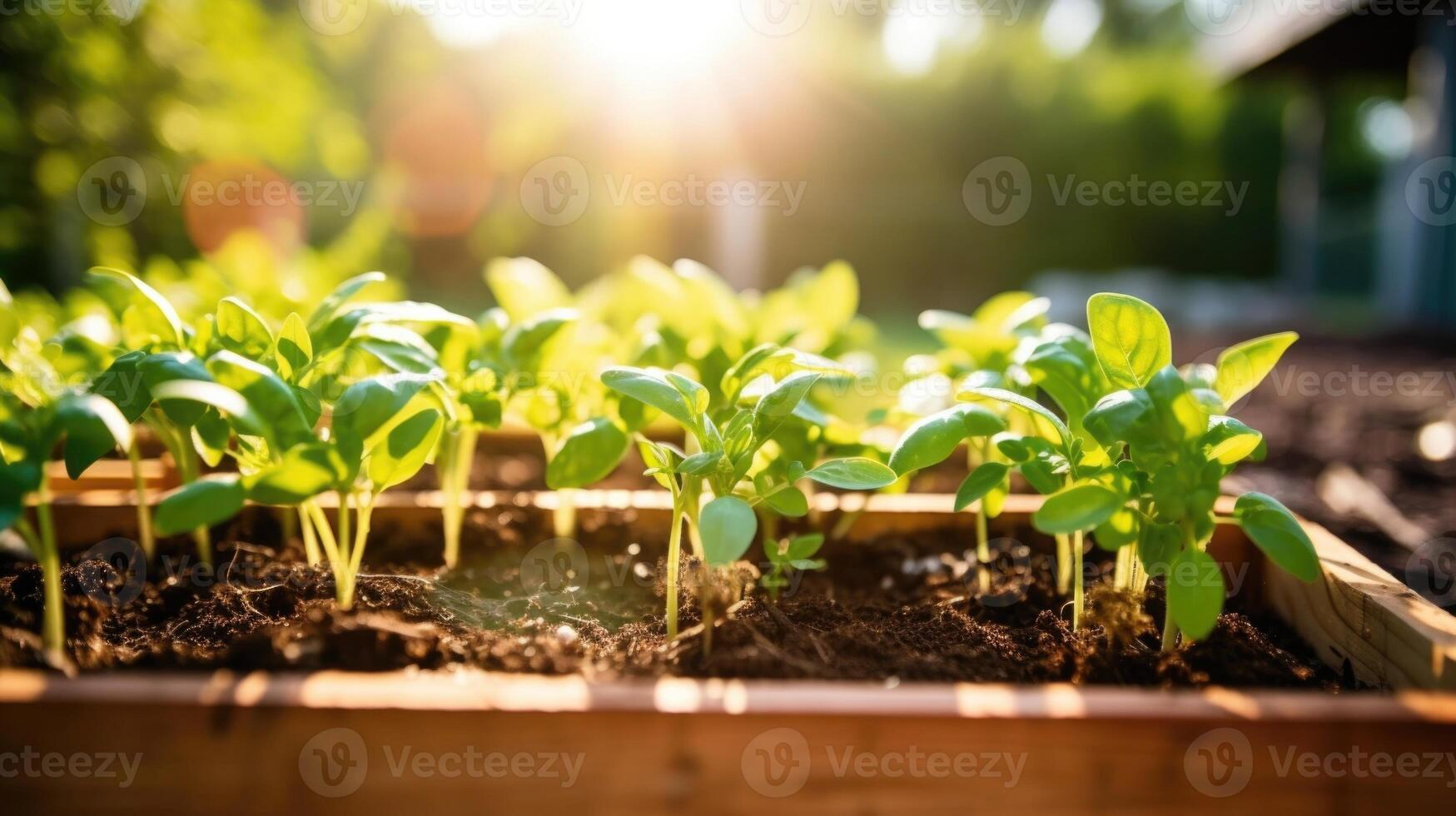 A school garden is flourishing with vibrant, healthy plants, thanks to the efforts of students who have been diligently composting and using the nutrientrich result to nourish their photo