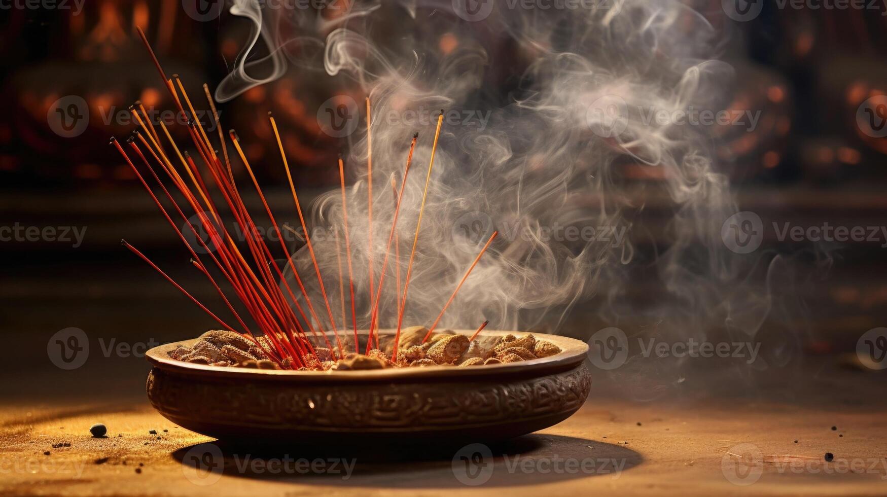The Sacred Art of Burning Incense A Photographic Ode to a Timeless Tradition photo