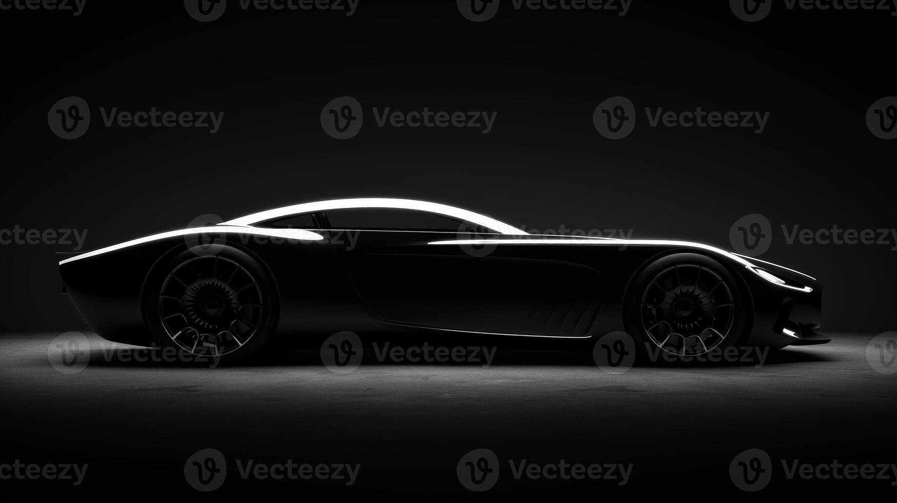 The contrast between the deep black background and the crisp white elements creating a striking visual effect photo