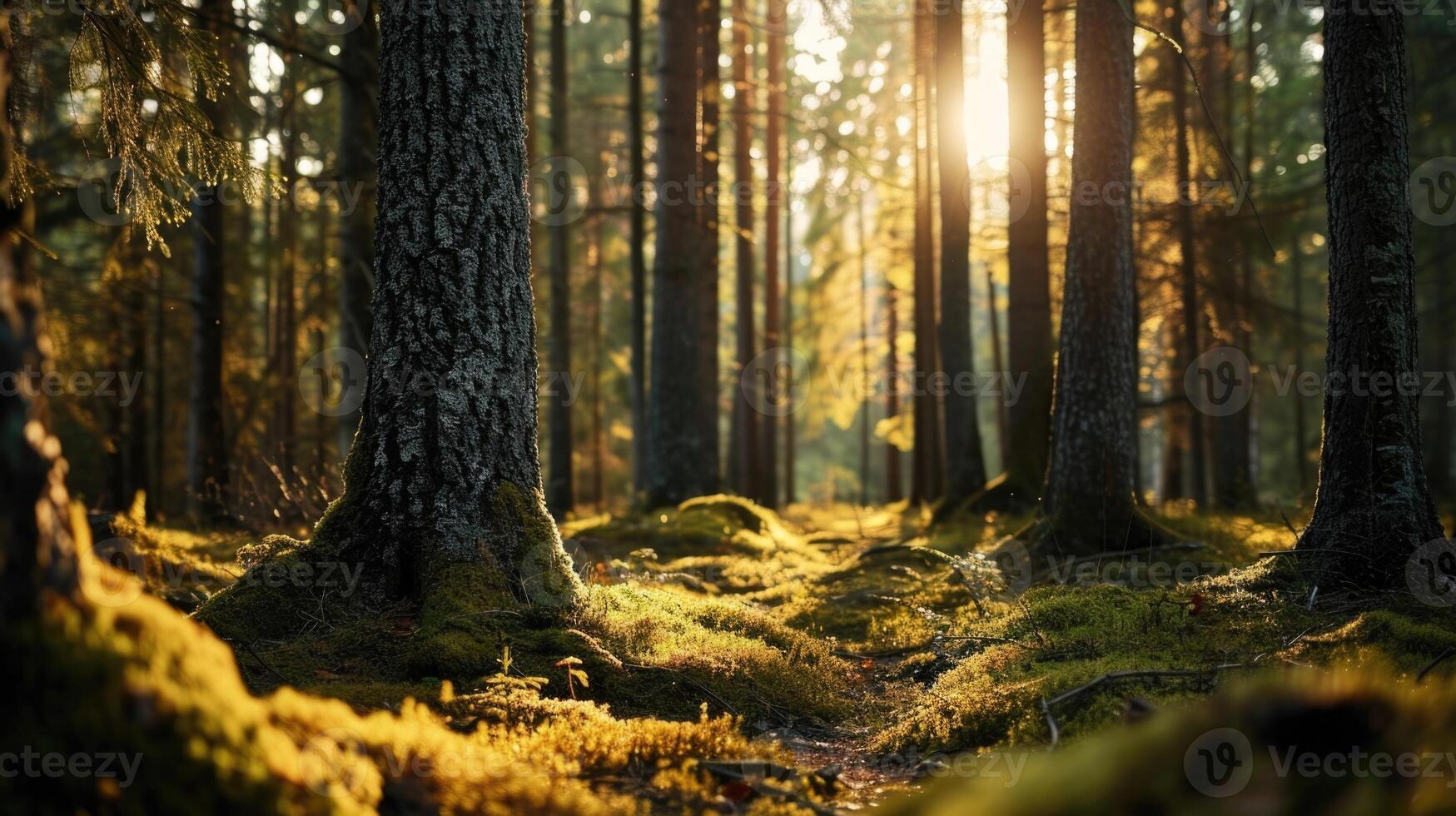 The smell of earth and pine, grounding and soothing the senses. photo