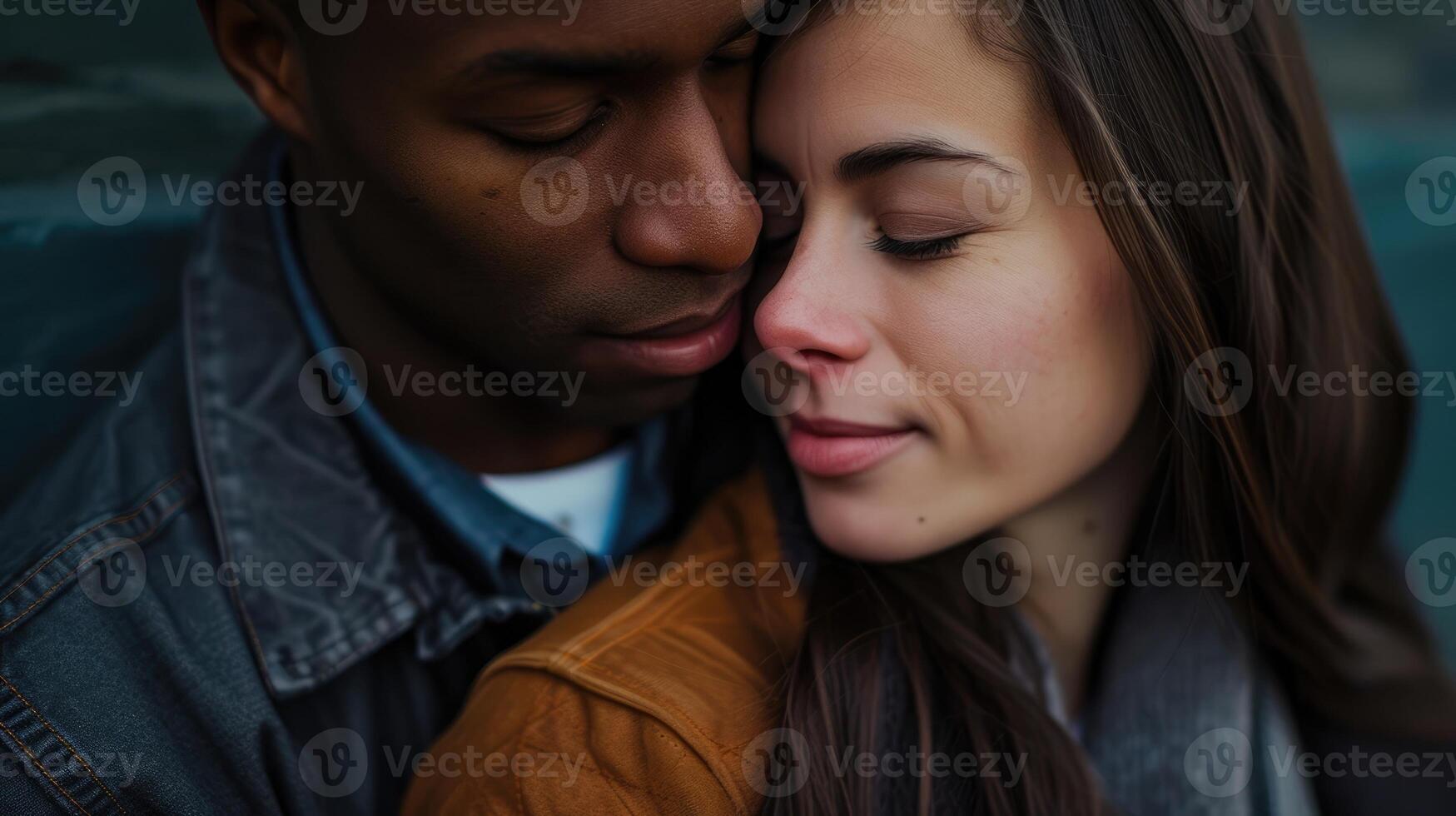 A couple embracing their love serving as a source of strength and support as they navigate the challenges of political perseion together photo