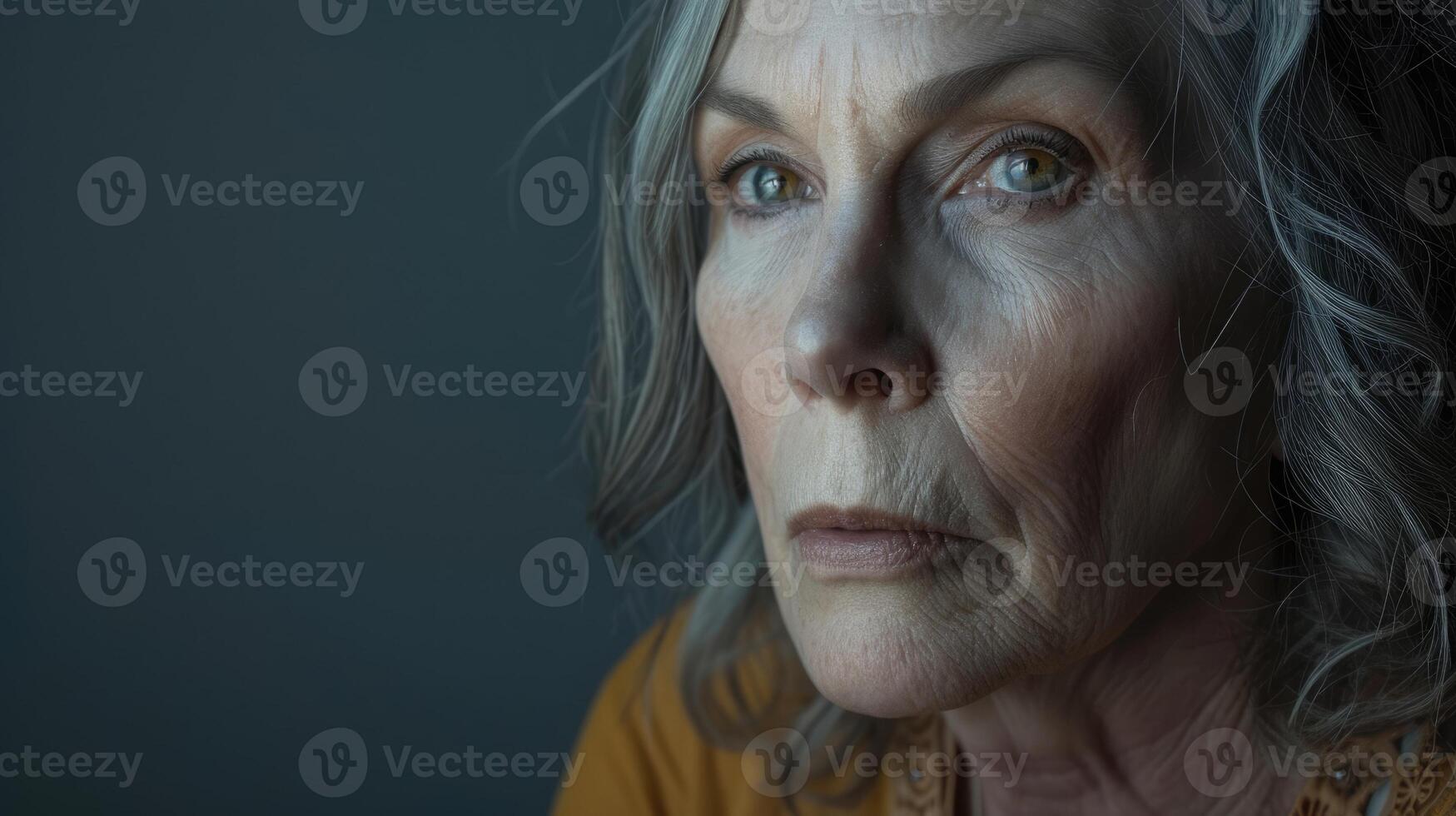A transgender individual in their 50s gracefully embracing their unique journey and confidently owning their identity photo