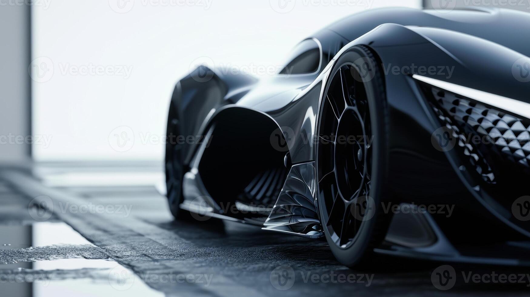 A final closeup of the entire car reveals the seamless and cohesive design with every element working together to create a sleek and streamlined aesthetic that enhances it photo