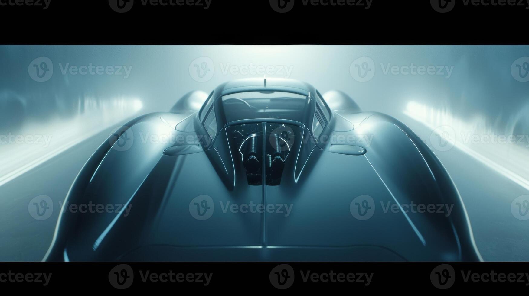 In slowmotion the camera captures the air rushing through the hood scoop and into the engine providing the necessary oxygen for combustion and increasing horsepower photo