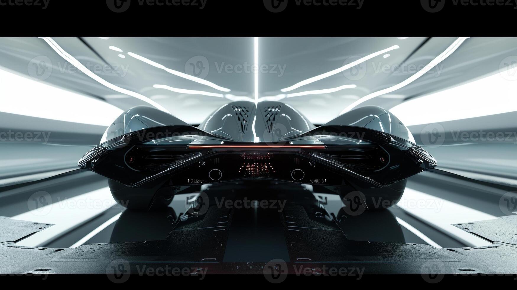 Finally a shot of a modern cars underside reveals the strategic placement of air channels and diffusers which help to optimize the vehicles aerodynamic flow and decrease drag photo