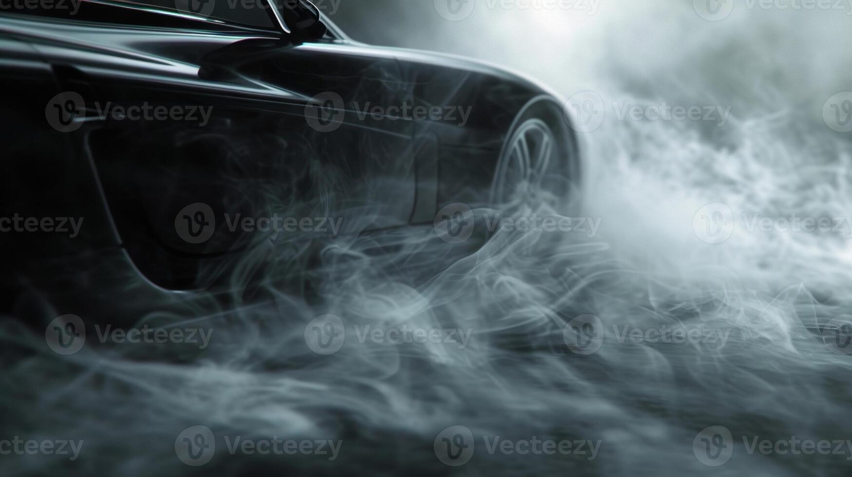 A closeup of the smoke reveals it to be a combination of mist and fog evoking a mystical and ethereal vibe photo