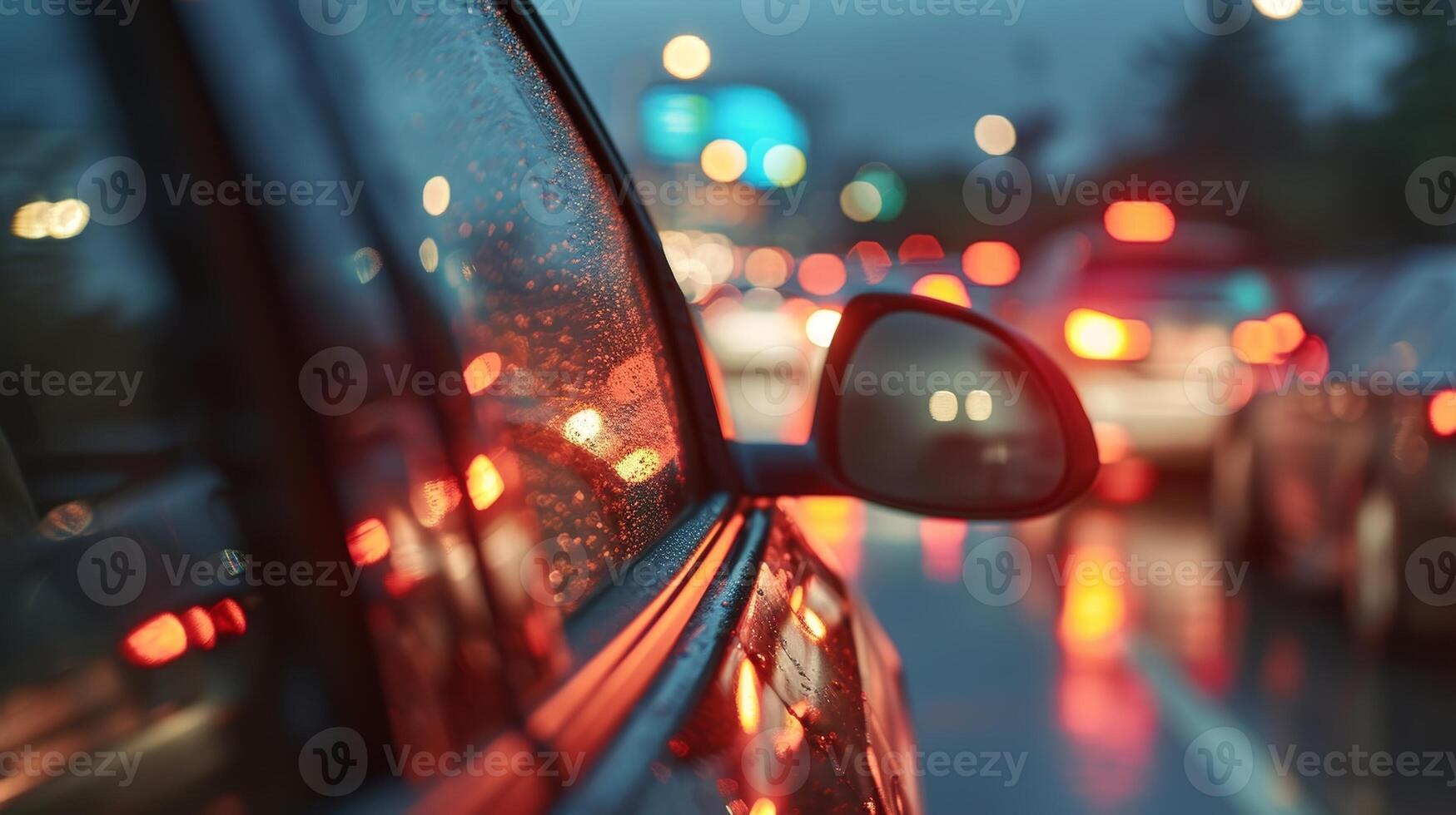 The side mirrors highquality gl and distortionfree reflection are evident in a closeup shot providing a clear and accurate view of the surrounding traffic photo