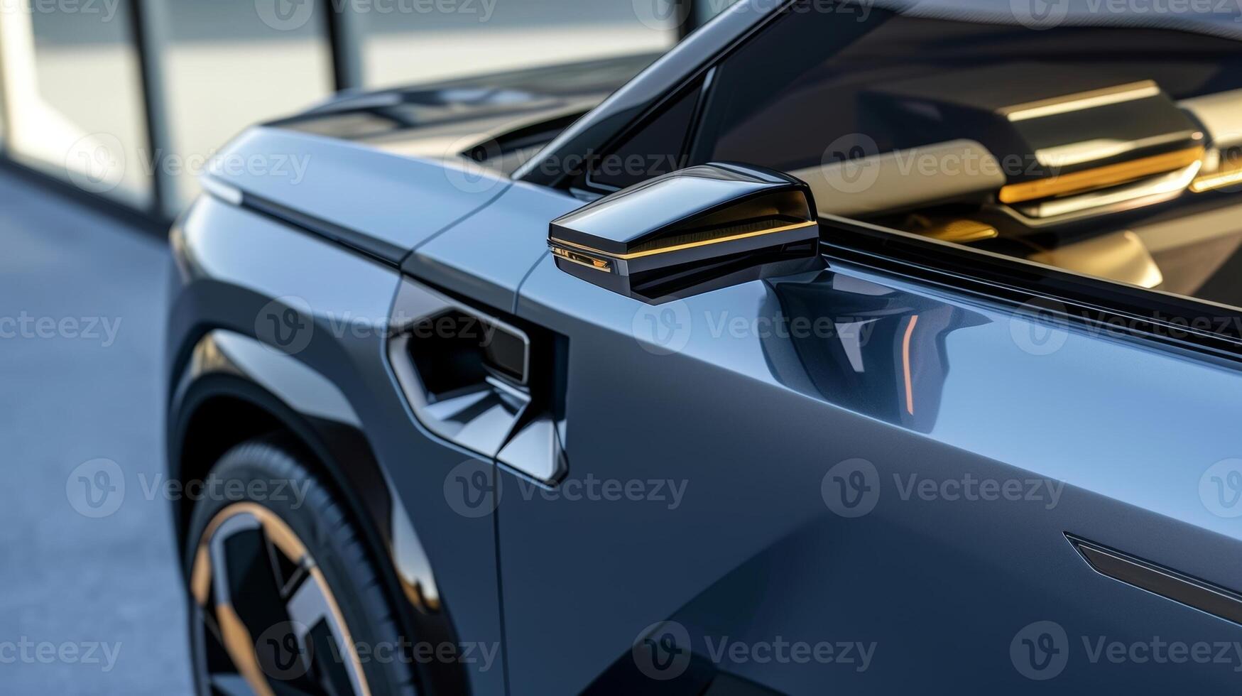 The sharp angular design of the side mirrors not only adds a modern touch to the SUVs appearance but also helps to reduce wind resistance and improve the vehicles performance photo