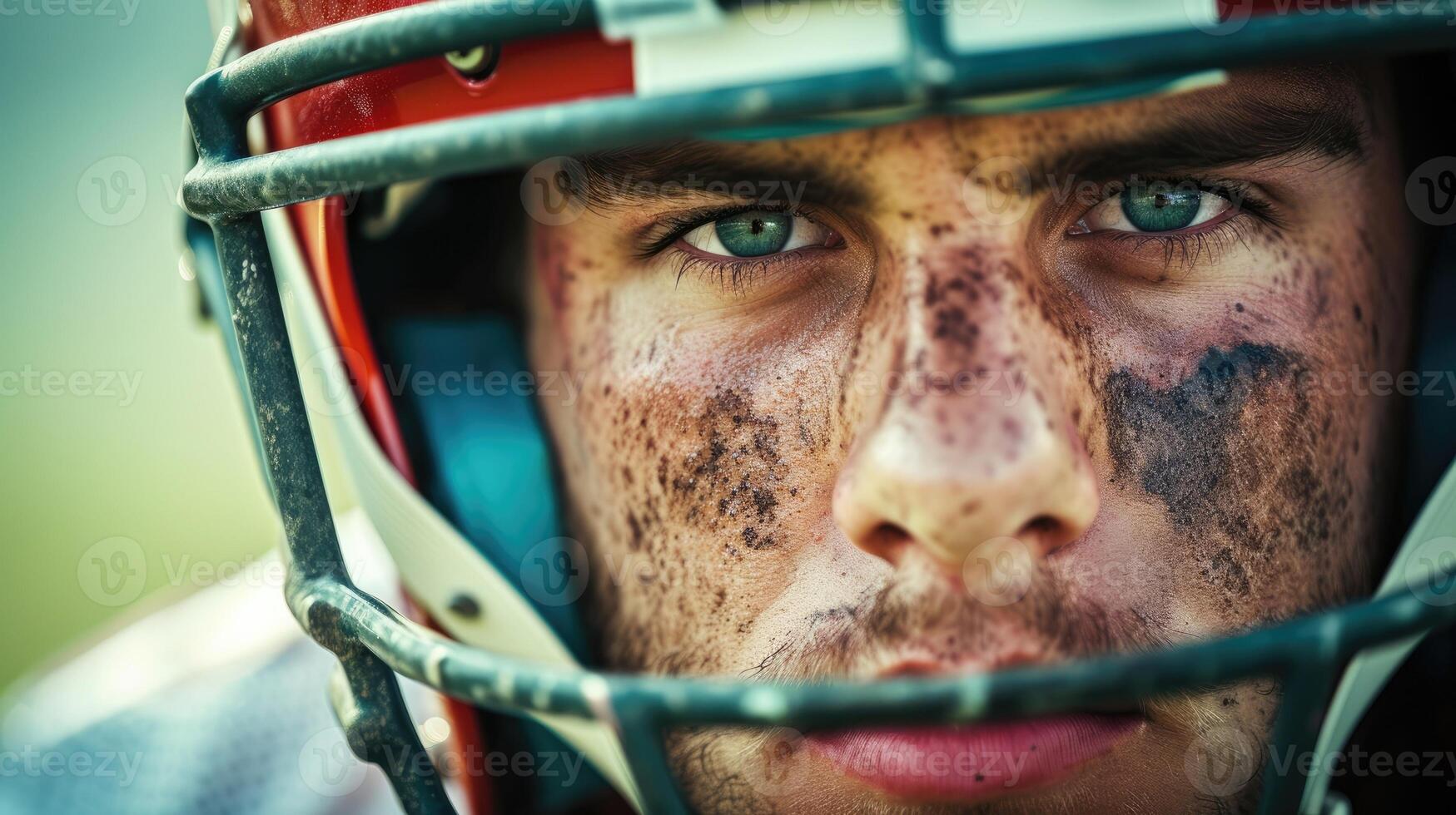 A famous athlete known for dominating on the field wears a weary expression as he navigates the constant media attention photo