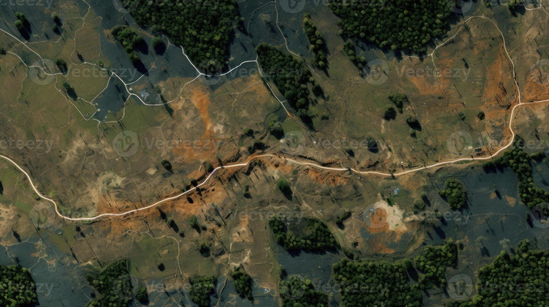 Timelapse satellite imagery displaying the encroachment of deforestation on oncepristine landscapes, highlighting the urgent need for conservation efforts. photo