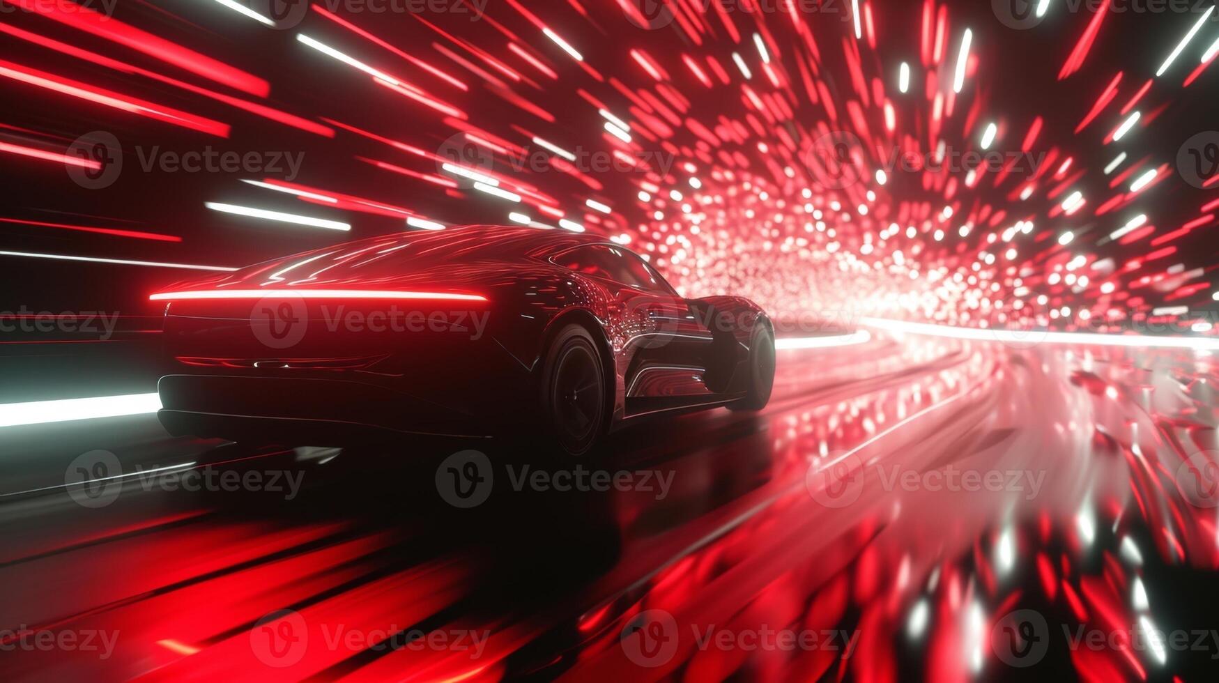 As the camera moves in closer the lights take on a hypnotic pulsating effect transporting the viewer to a distant galaxy photo