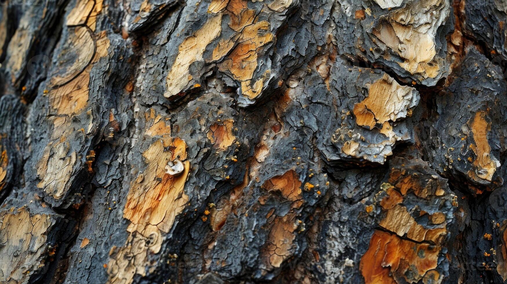 Observing the intricate patterns of tree bark, each one unique and beautiful. photo