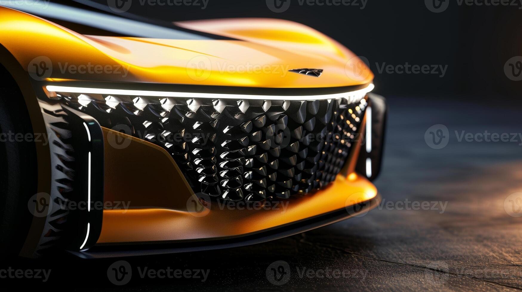 The intricate grille surrounding the clic cars headlights adds a touch of detail and refinement to its already striking aesthetic photo
