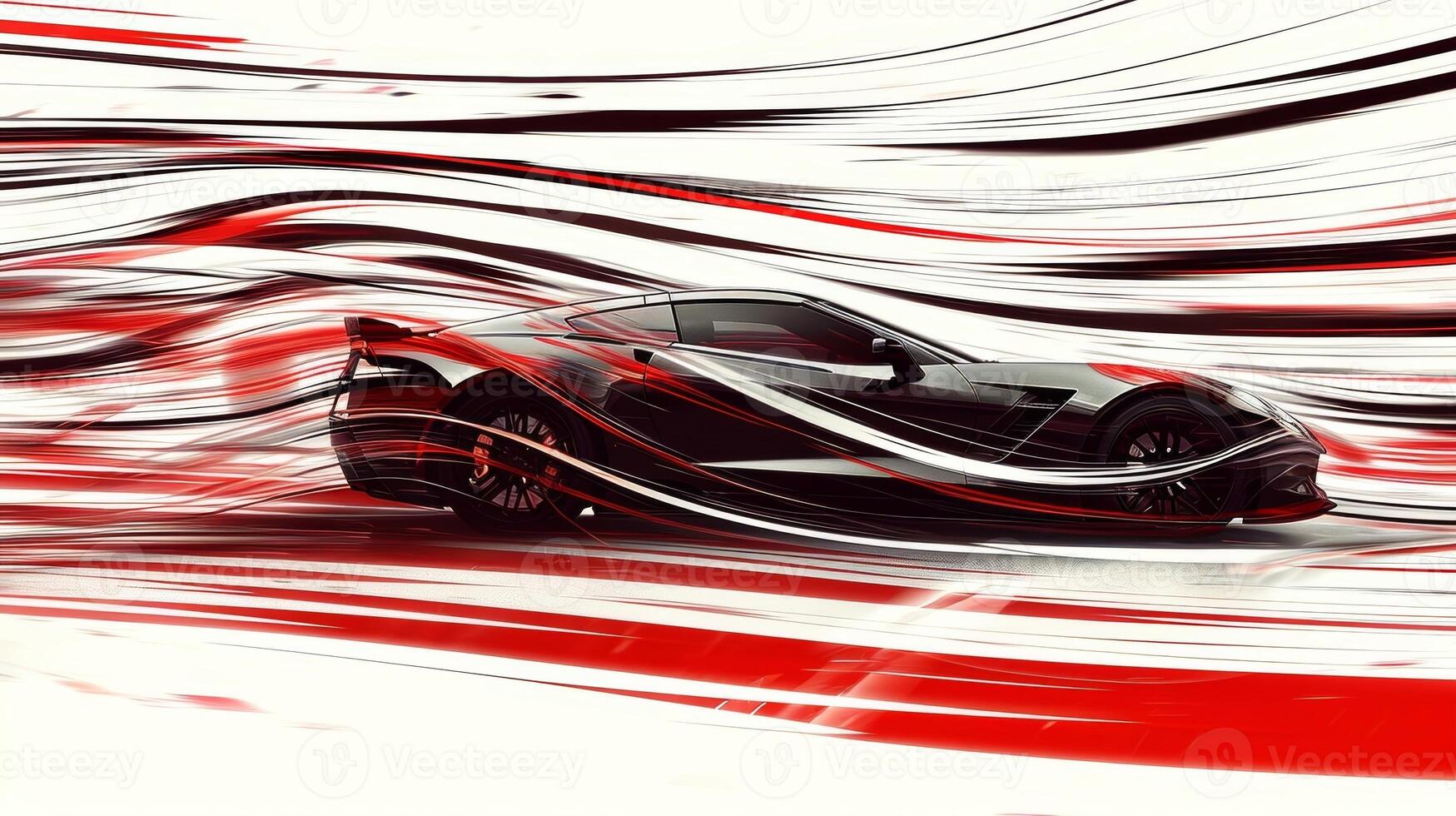 The flags bold stripes merge and twist creating a mesmerizing and everchanging pattern of dynamic motion photo