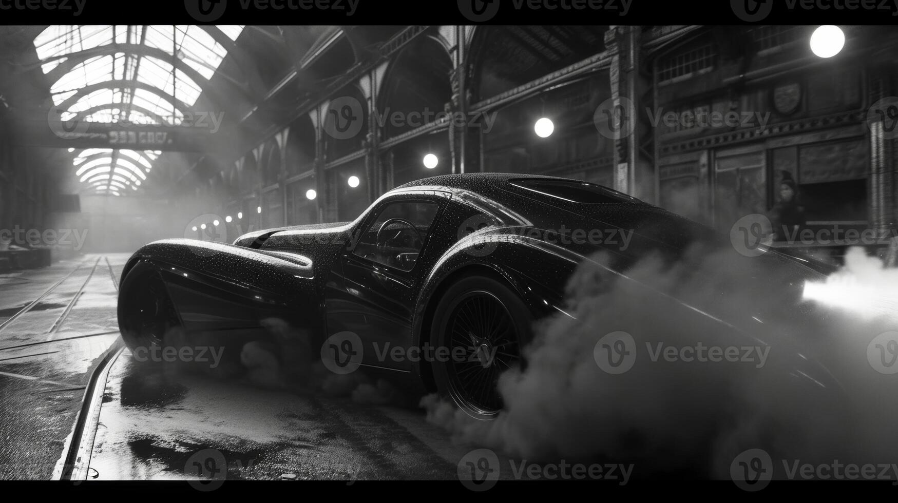 The thunderous roar of the engines as they rev to their maximum capacity creating a deafening symphony of sound photo