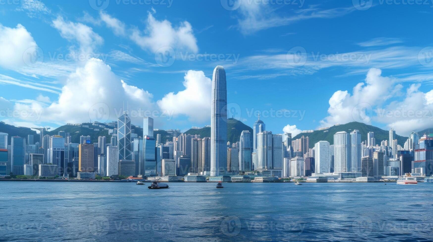A striking office building stands tall against the vibrant city skyline its seamless integration highlighting the progressive nature of the urban landscape photo