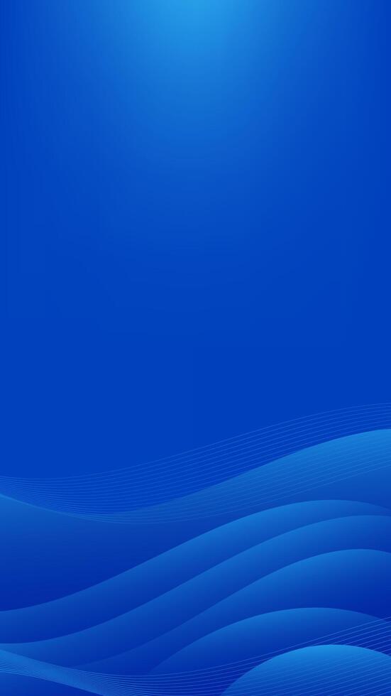 Vertical Blue Wave Background vector