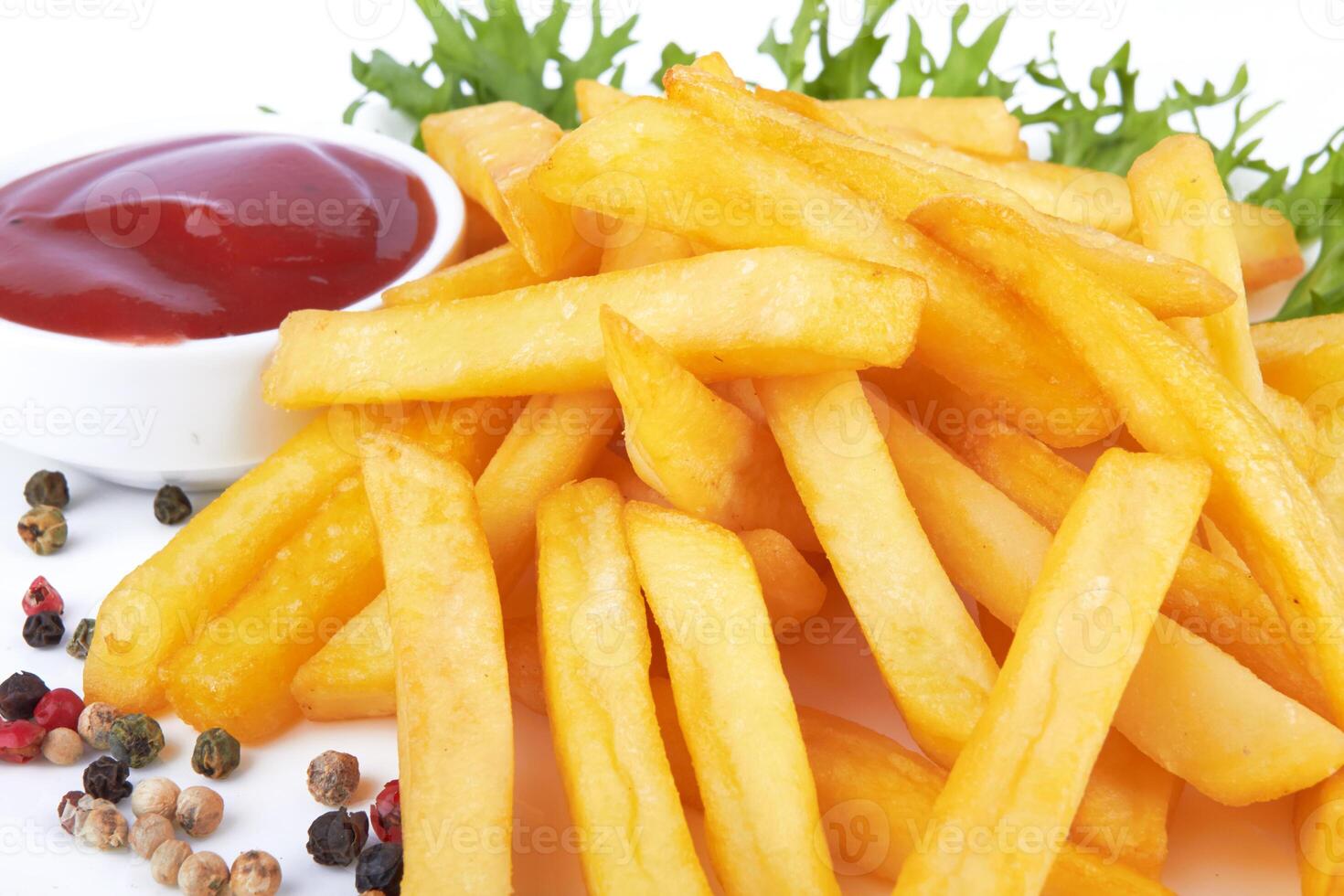 French fries as background photo