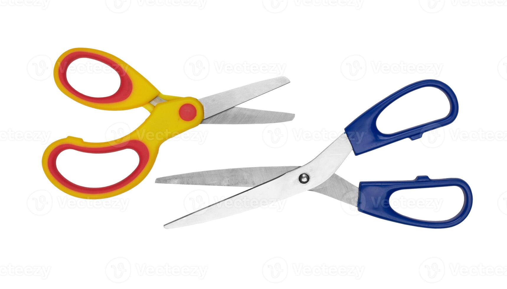 scissors on white photo