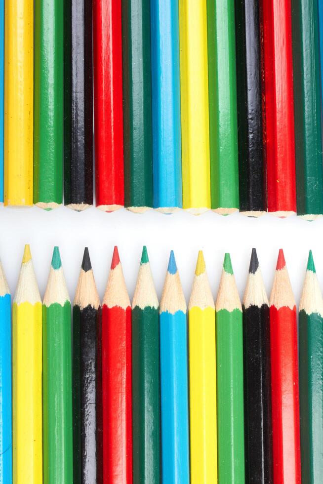 Color Pencils as background photo
