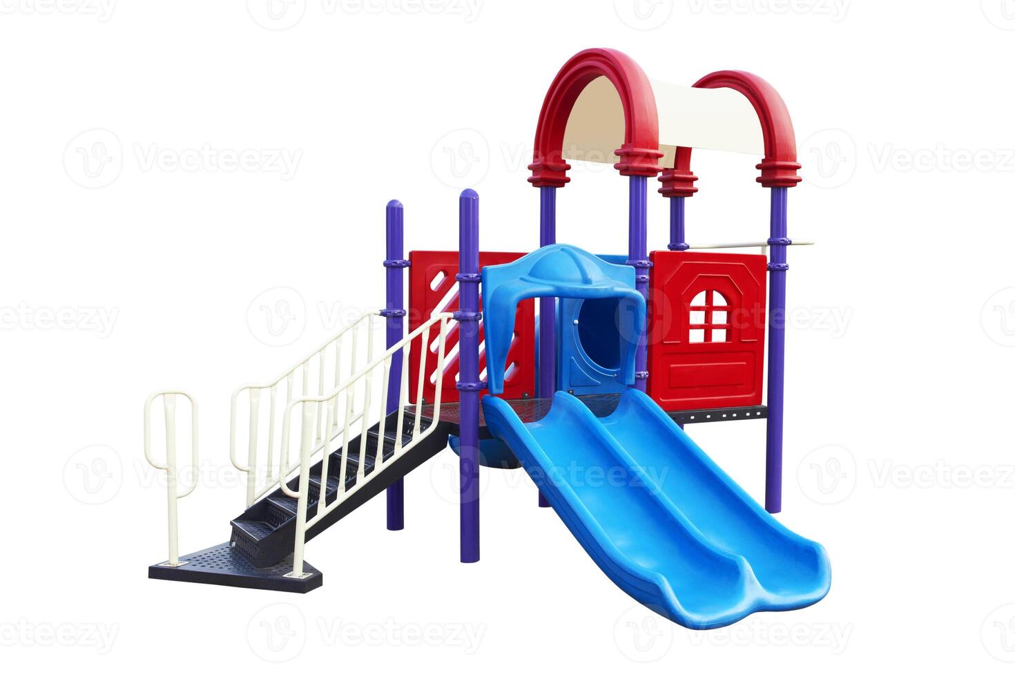 Playground on white photo