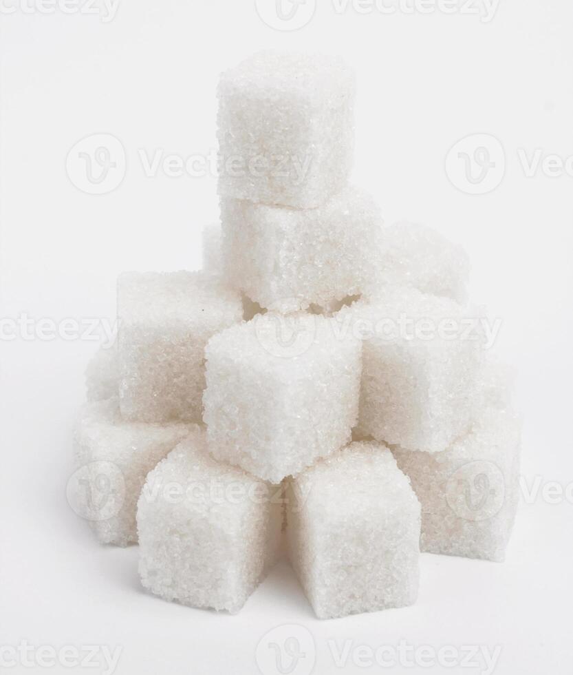 Cubes of sugar photo