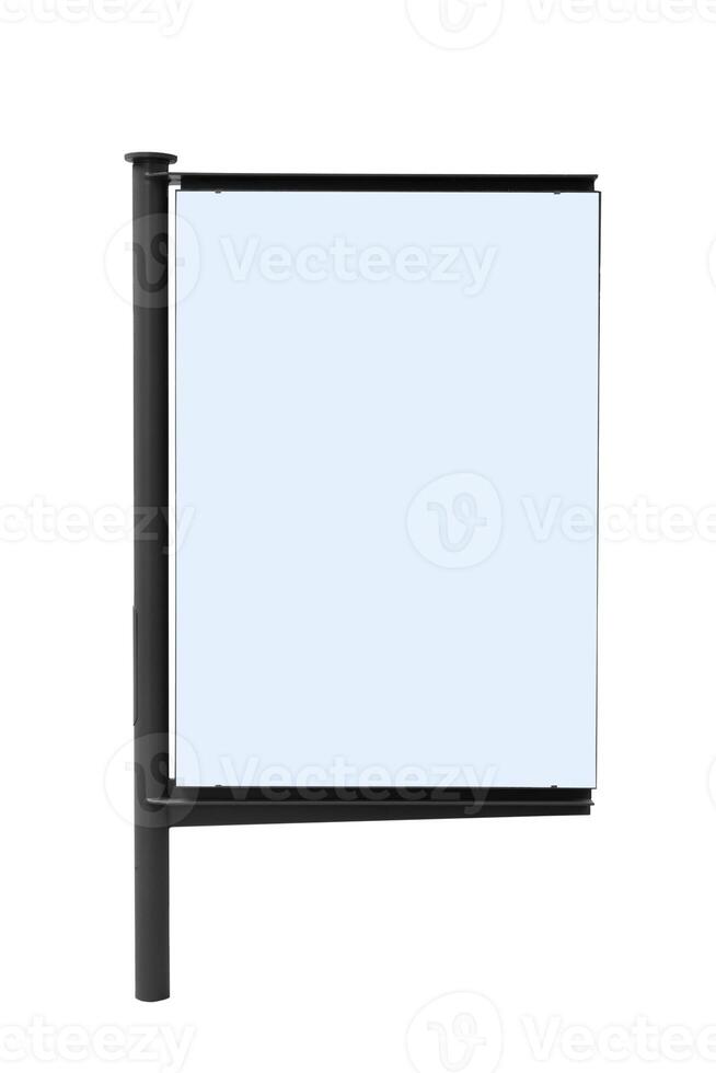 Billboard on white photo
