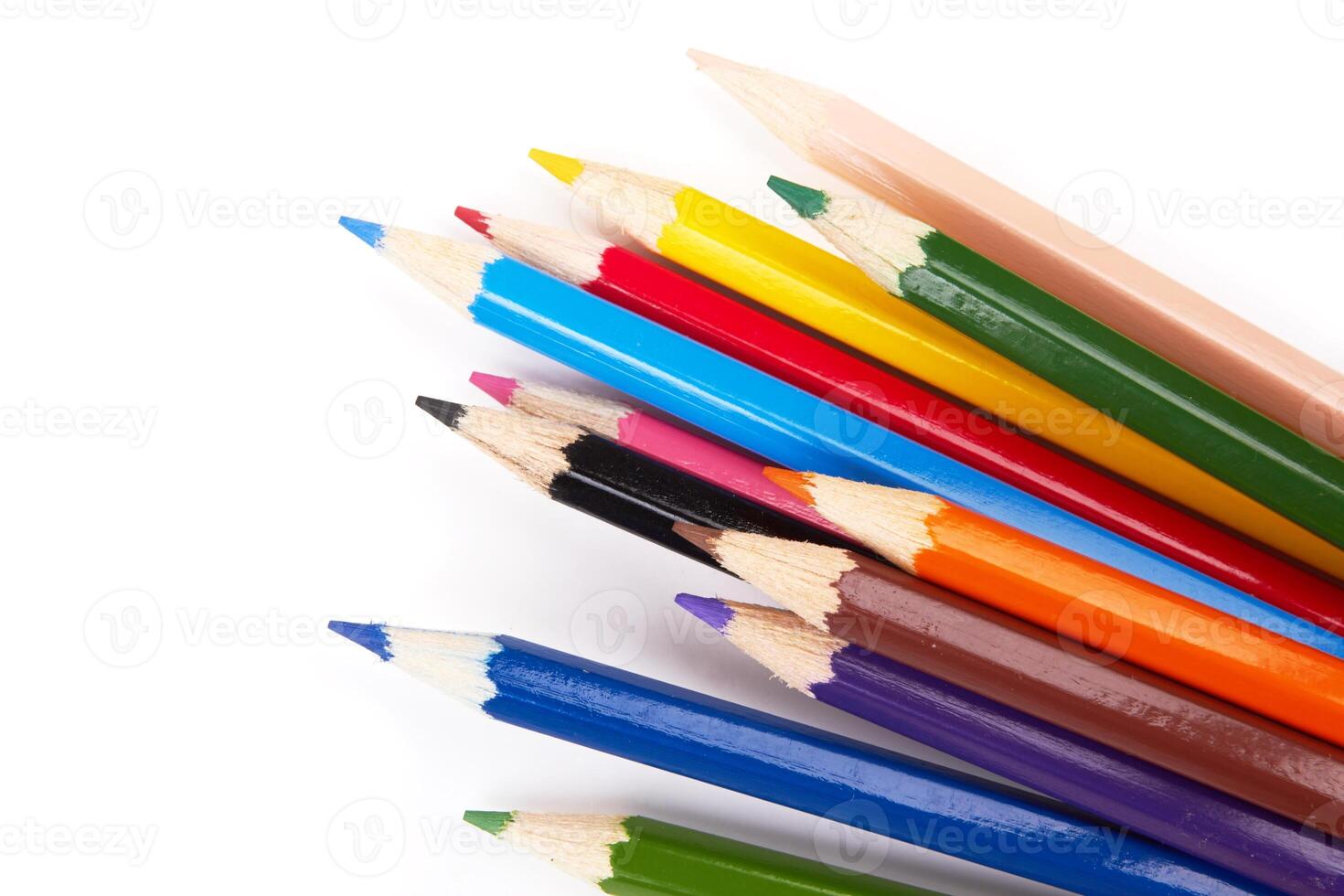 pencils on white photo