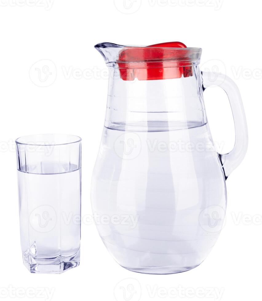 Decanter on white photo