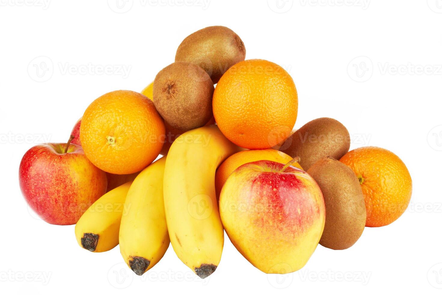 fruits on white photo