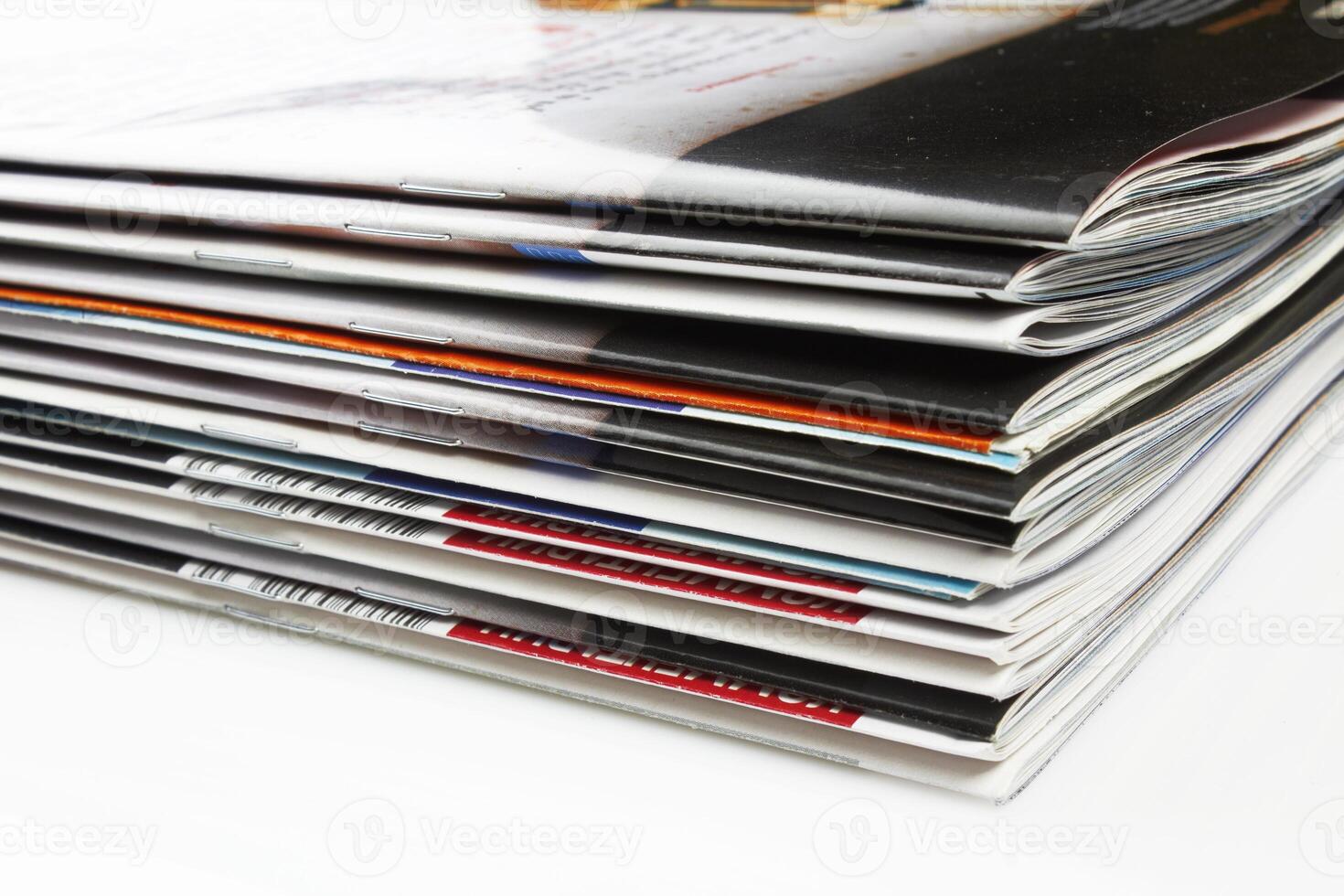 stack of magazines photo