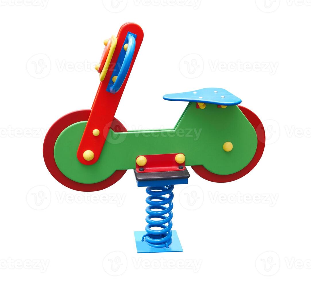 See Saw on white photo