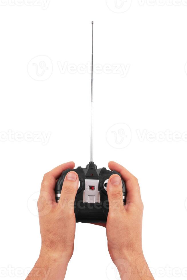 remote control on white photo