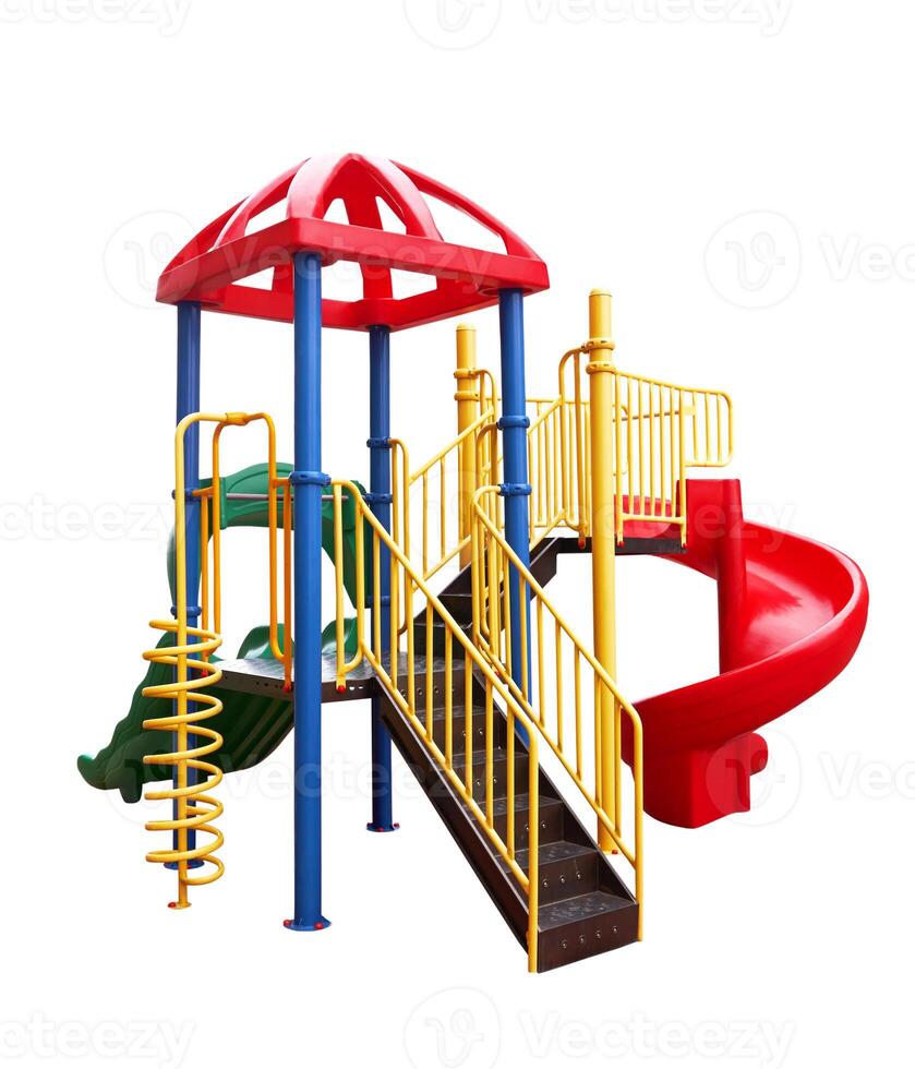 playground on white photo