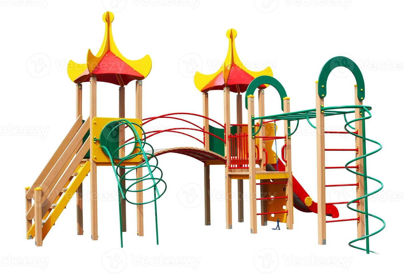 playground on white photo