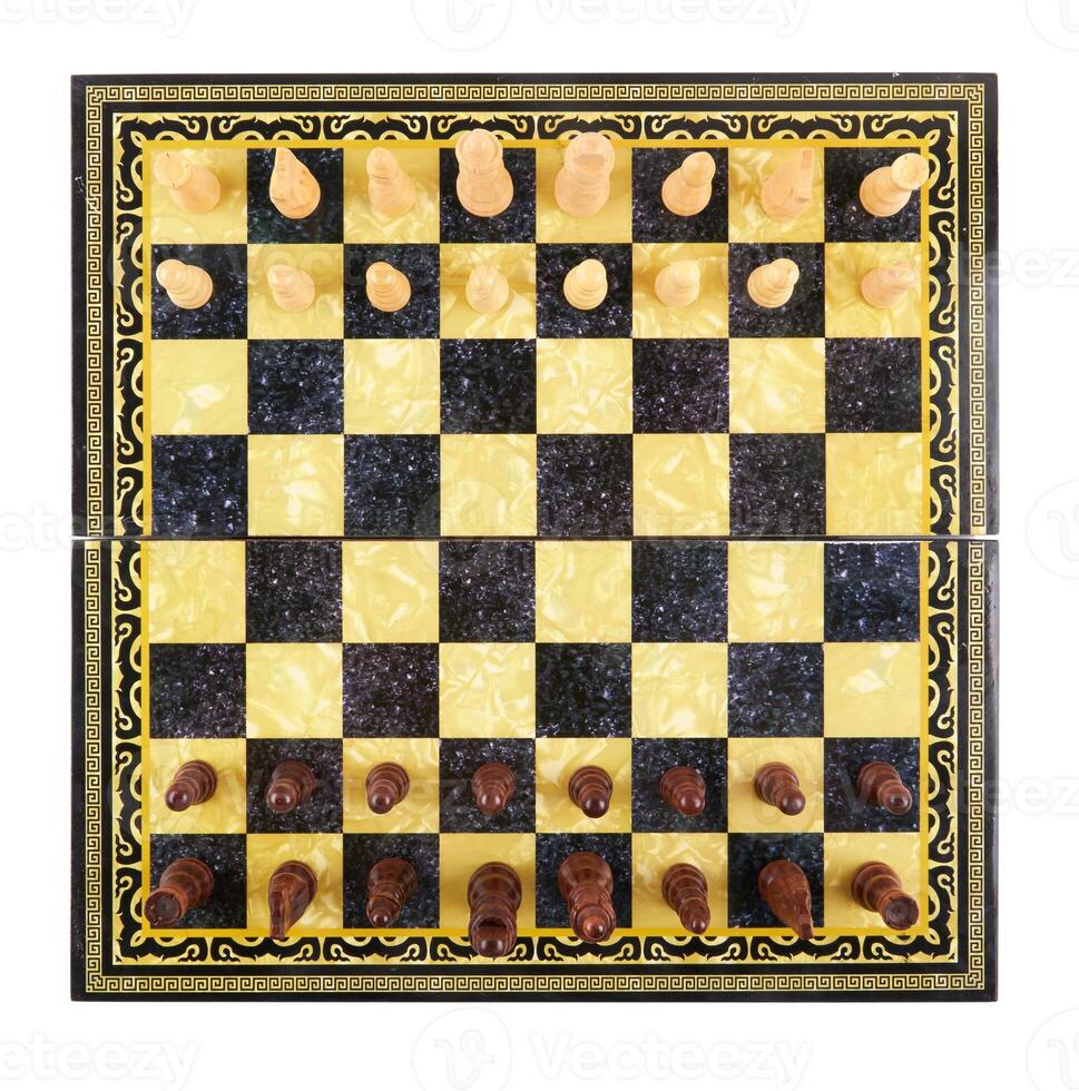 Chess board as background photo