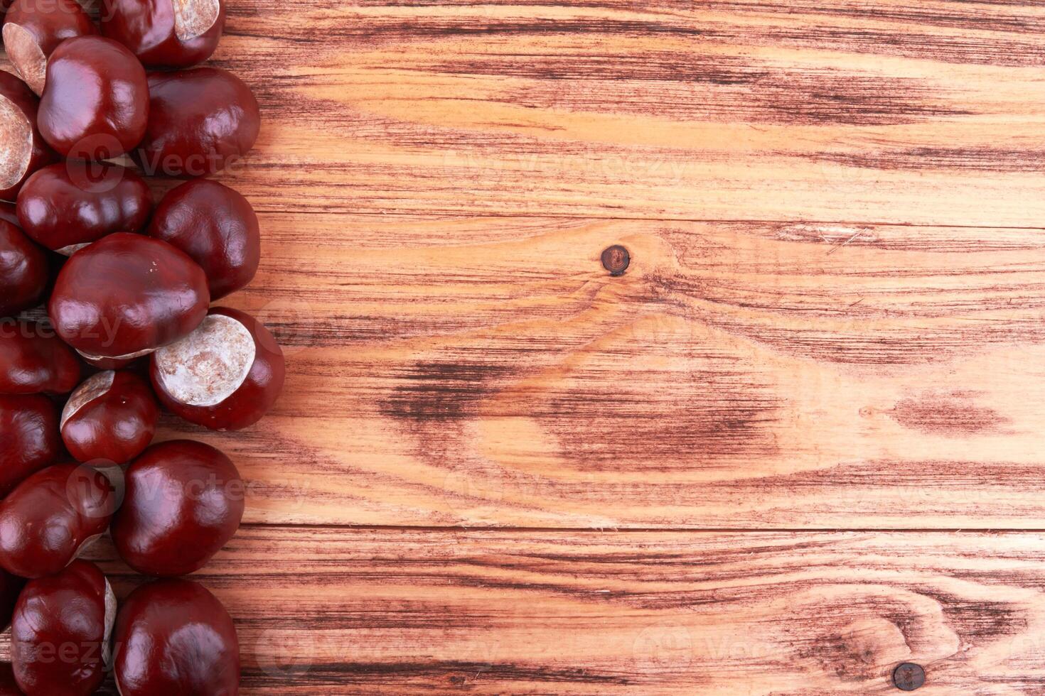 chestnut as background photo