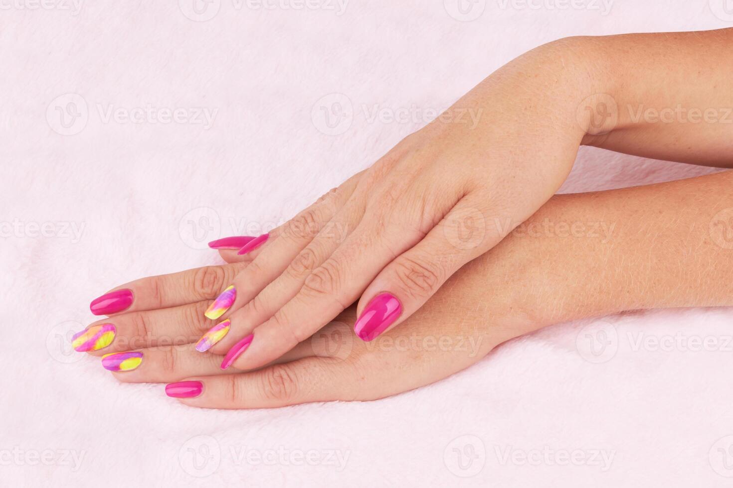 Hand as background photo