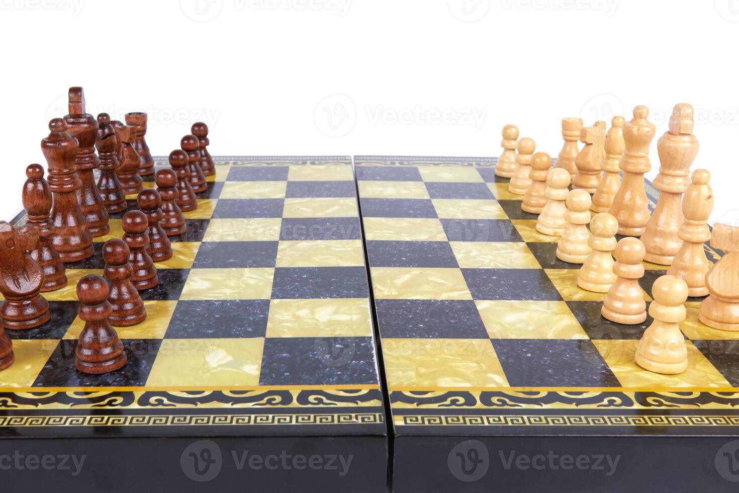 Chess board as background photo
