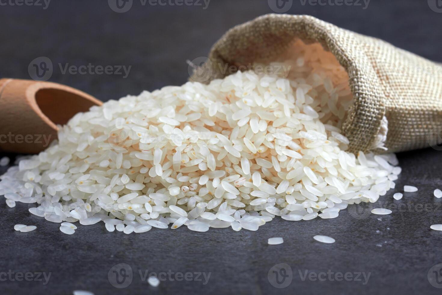 Rice in bag photo