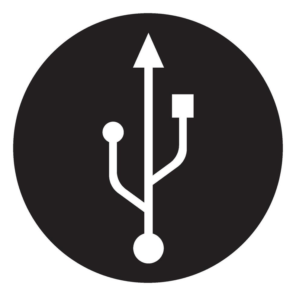USB data transfer illustration vector