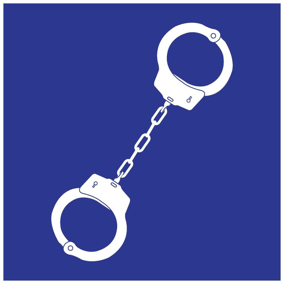 handcuffs illustration design vector