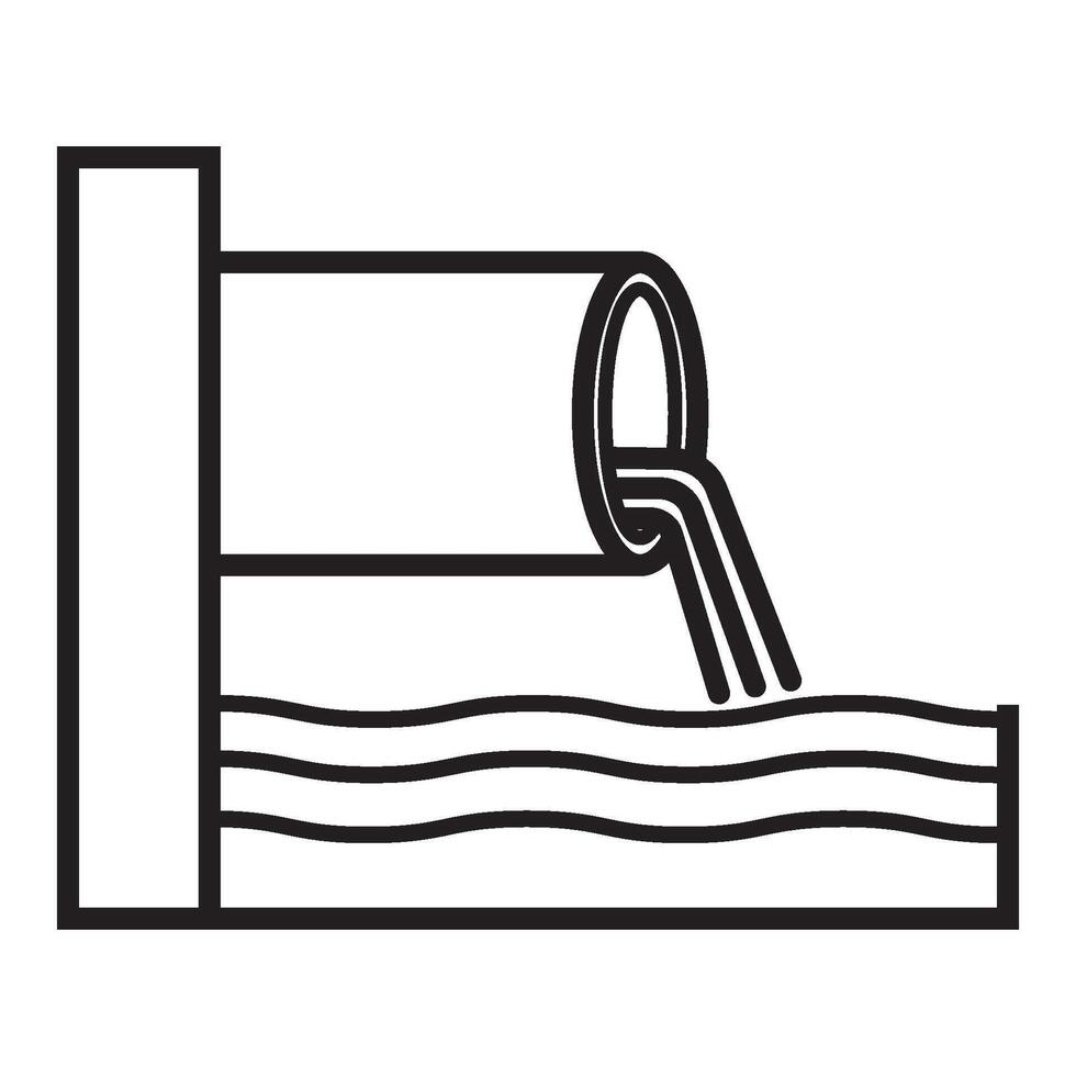 drainage system icon vector