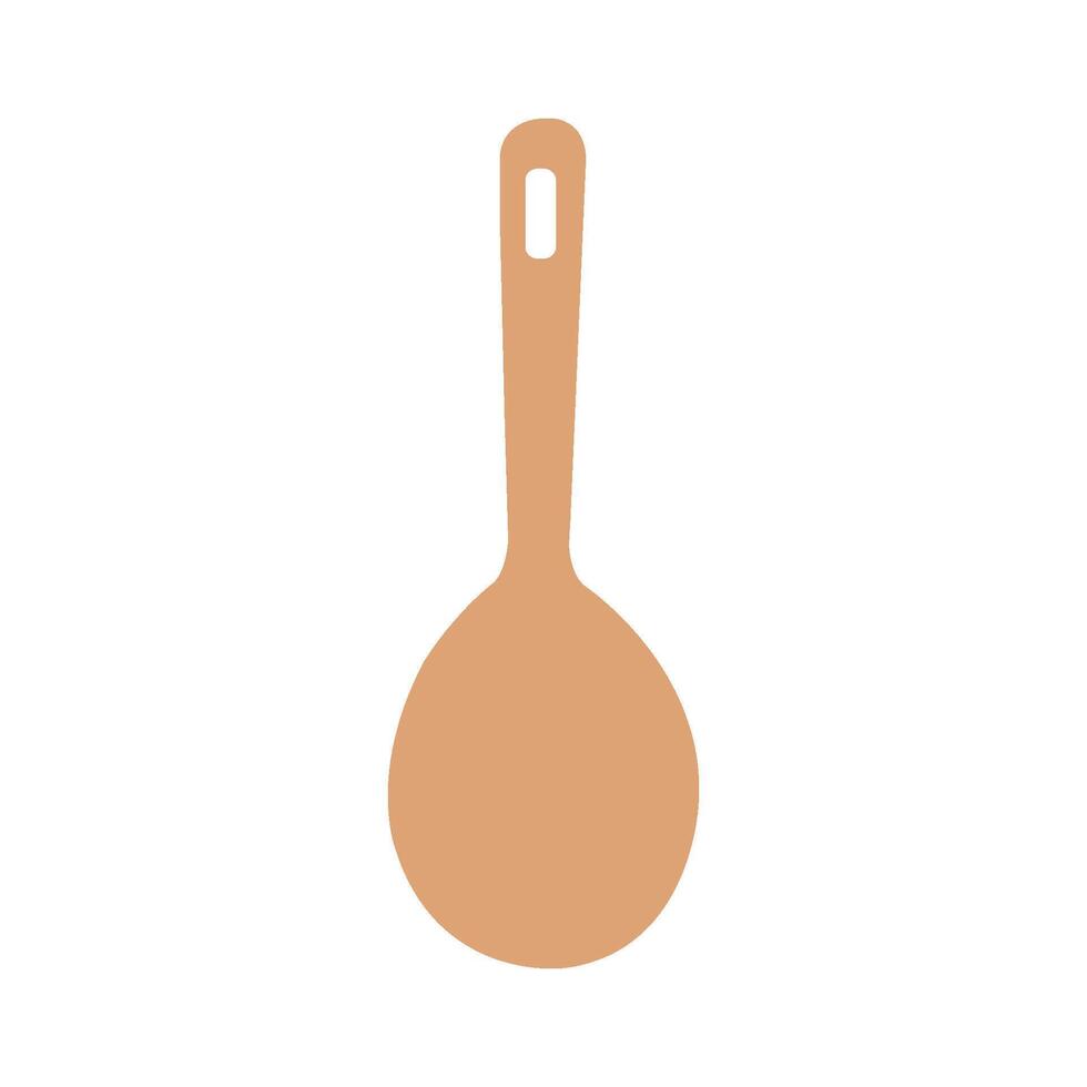 rice spoon icon vector