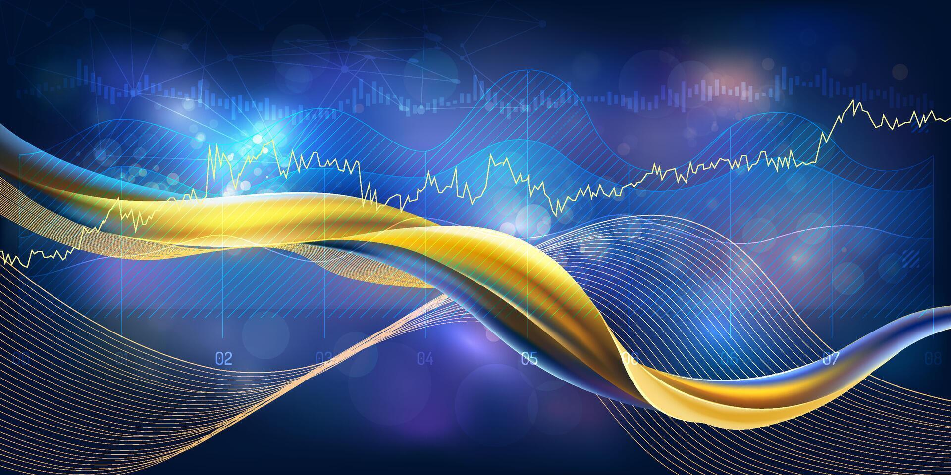 Abstract infographics on the topic of investment. vector