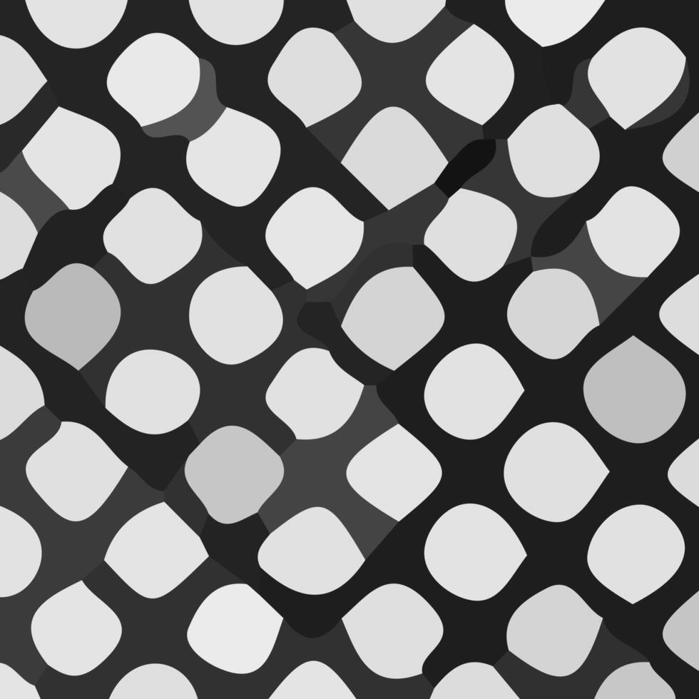 A black and white pattern with white dots vector
