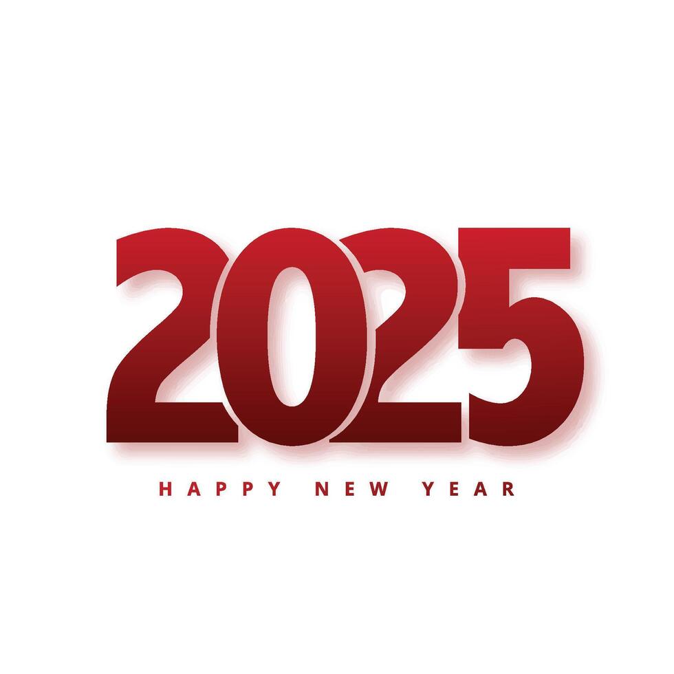 Greeting happy new year 2025 background vector