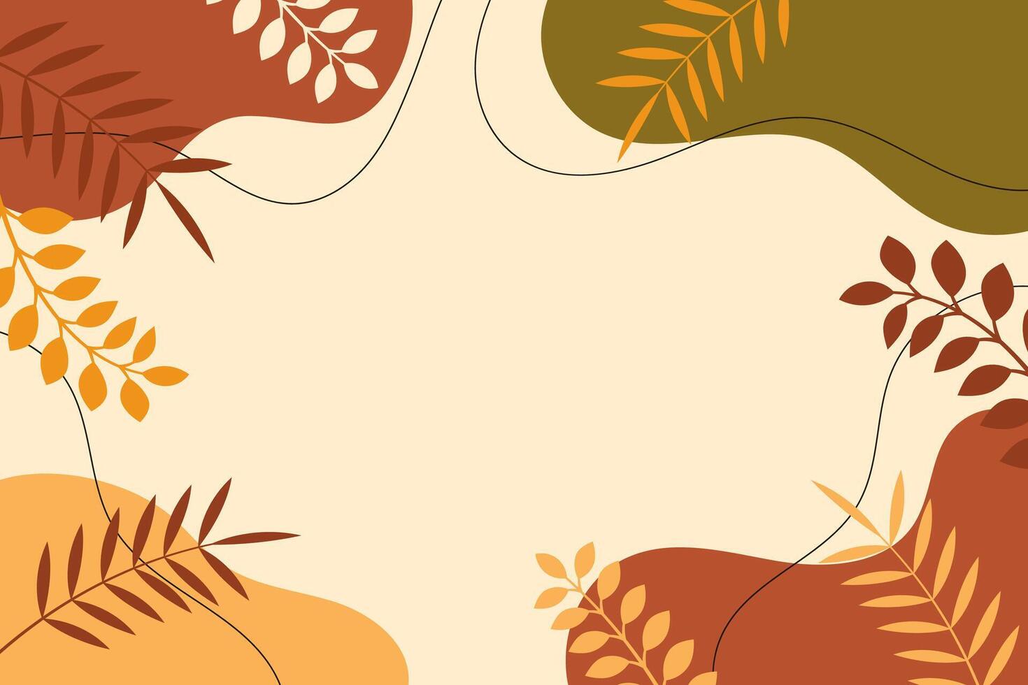 autumn leaves abstract background vector
