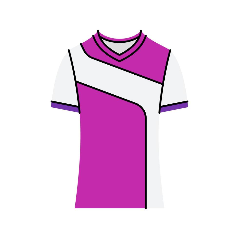 Sports Jersey Illustration for football, basketball, hockey ball, volleyball, racing, gaming jersey. vector